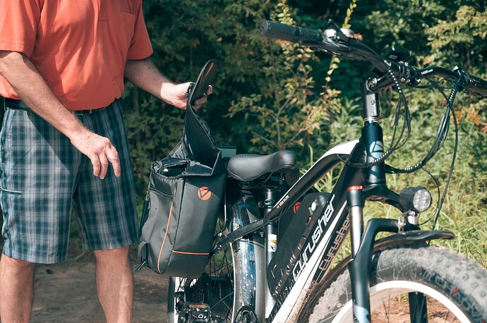 carry extra errands with ebike