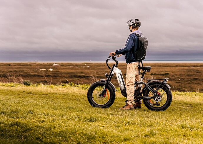 ride ebike at low  speed