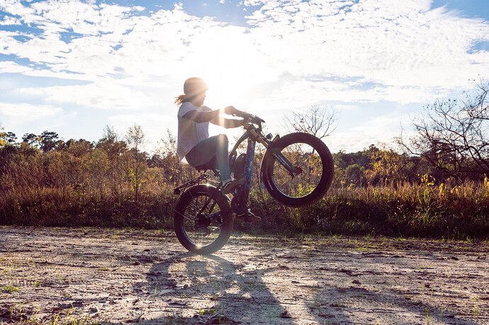 mounatin ebike riding