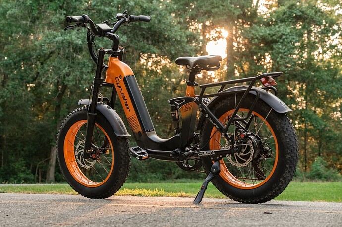 clean ebike on sunny day