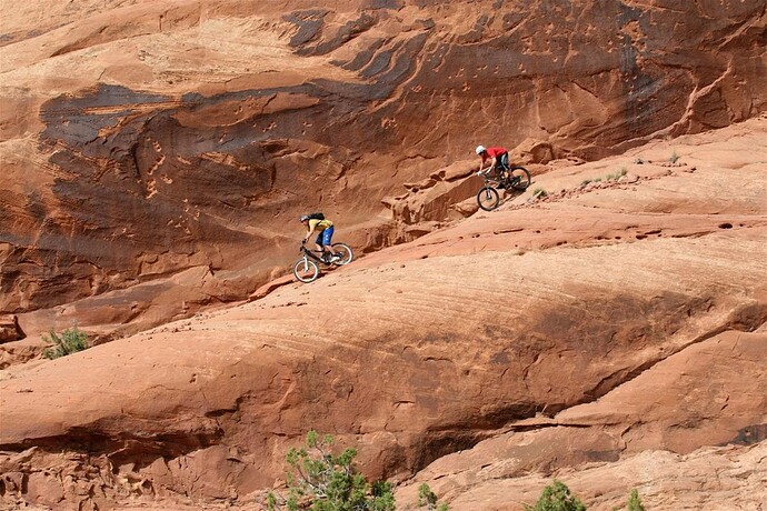 Slickrock bike trail