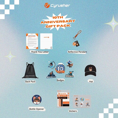 10 Anniversary Gift Pack